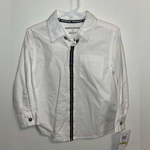 Calvin Klein kid white button down